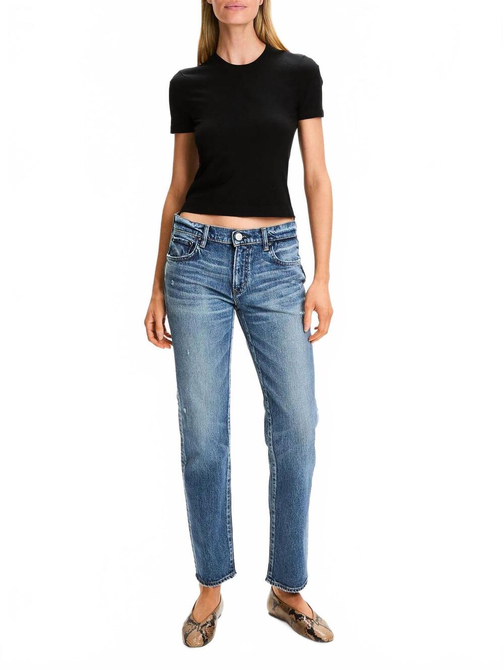 NEW MOUSSY mallard vintage jeans in blue